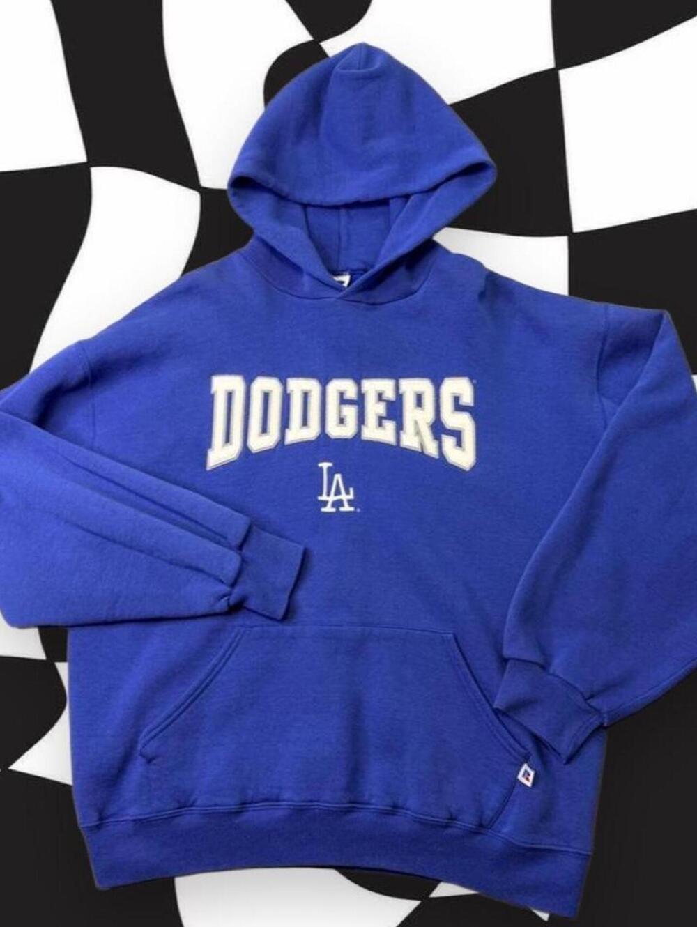 Russell Athletic Los Angeles Dodgers Blue Hoodie